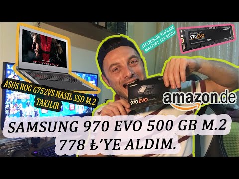 Amazon'dan 778₺'ye Samsung 970 Evo 500GB M.2 SSD Aldım - Kutu Açılımı Ve Montaj Amazon'dan 778₺'ye Samsung 970 Evo 500GB M.2 SSD Aldım - Kutu Açılımı Ve Montaj