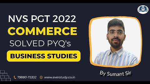 Top MCQs on Business Studies | Commerce PYQs | Target PGT 2022 | UP | NVS | KVS | HTET | DSSSB