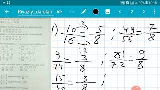 Namazov 6Cı Sinif Seh 171819..Kəsrin Əsas Xəsi