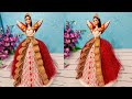 Doll decoration/ Doll new dress / Diwali craft / #doll  #knittercrafteryogita