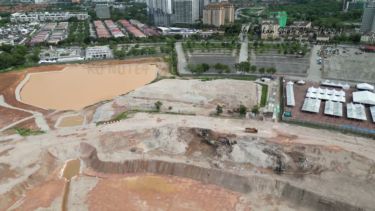 Flight#307 The New Komplek Sukan Shah Alam (KSSA)  in the making @ 26 Nov. 25