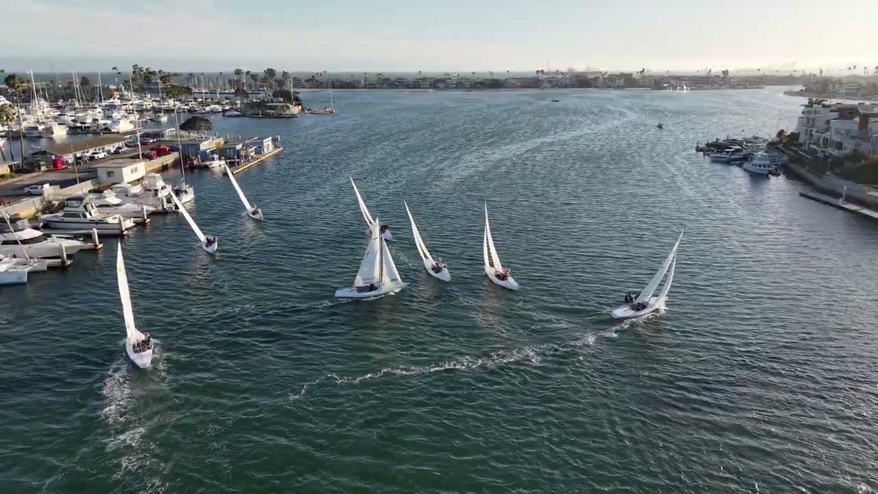 2025 Wet Wednesday Series 1   Club Soling A Fleet   Race 2 start