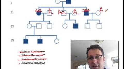 Pedigree Analysis 1: How to solve a genetic pedigree No. 1