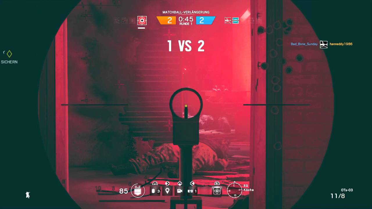Tom Clancy's Rainbow Six® Siege 1 vs 5 (Glaz) - YouTube