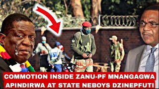 Breaking🤯Mnangagwa akapindirwa at State House ne unknown boys dzakabata pfuti Zanu-PF hondo yatanga💔