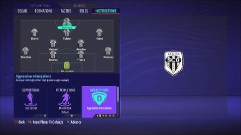 FIFA 21 Custom Tactics - Recreate 4-2-3-1 of Angers + Instructions - Replicate real system