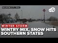 🔴 WATCH | Weekend snow storm hits Oklahoma, southern states