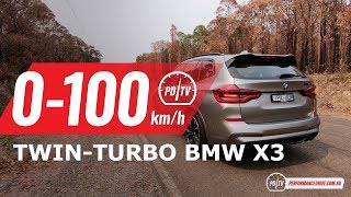 2020 BMW X3 M Competition 0-100km/h & engine sound