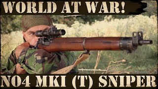 World at War:  700 Yards Mayhem - British Sniper vs German Sniper - No4 MKI T vs High Turret!