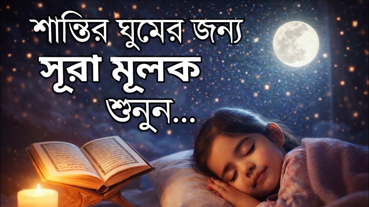 রাতের নীরবতায় মনকে শান্ত করতে শুনুন সূরা আল-মুলক | Surah Mulk Bangla By Shamsul Haque