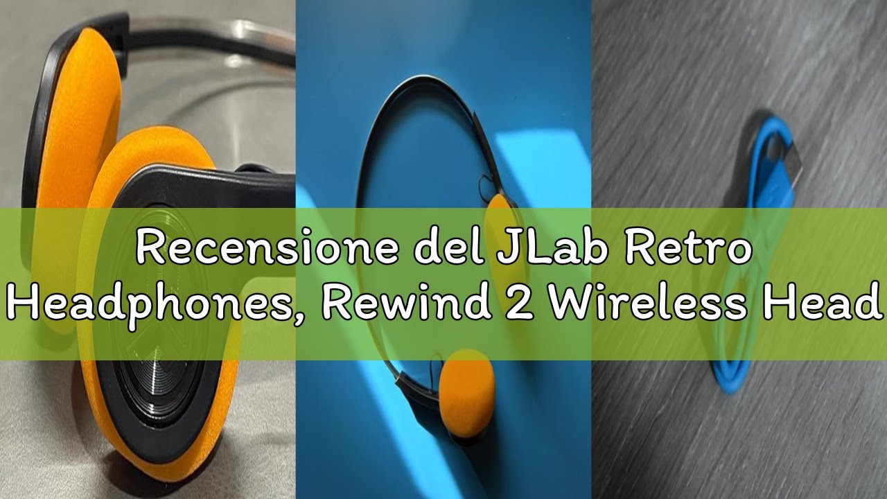 Recensione del JLab Retro Headphones, Rewind 2 Wireless Headphones ...