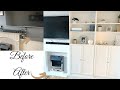 Extreme Home Transformation 2020 | Series 1| Upgrade Fireplace And  Ikea Hack Custom  Built In