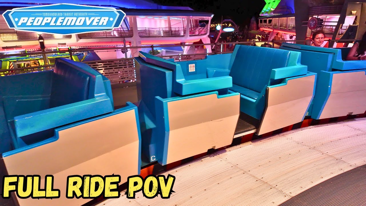 Tomorrowland Transit Authority PeopleMover 2025 [4K] Magic Kingdom | Walt Disney World Florida