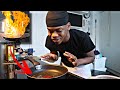 DAY IN THE LIFE: COOKING BREAKFAST WITH MKFRAY👨🏾‍🍳 *GONE EXTREMELY WRONG 😳🔥*