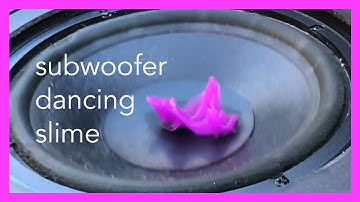 Subwoofer Dancing Slime NON-NEWTONIAN FLUIDS