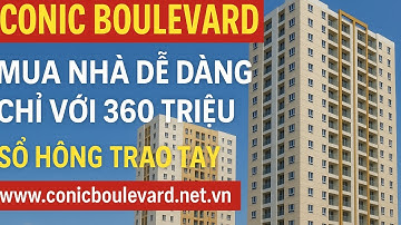 Conic Boulevrad - Mua Nhà Dễ Dàng Chỉ Với 360 Triệu - Sổ Hồng Trao Tay