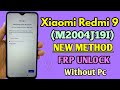 Xiaomi Redmi 9 Google Account/FRP Bypass |MIUI 12.5 Without PC