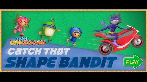 Team Umizoomi Catch That Shape Bandit Game For Kids and Baby