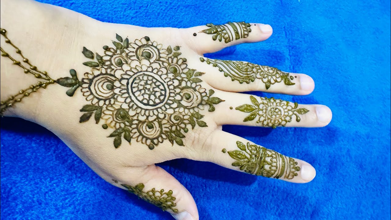 Simple Mandala design || Latest Back Hand Mehndi