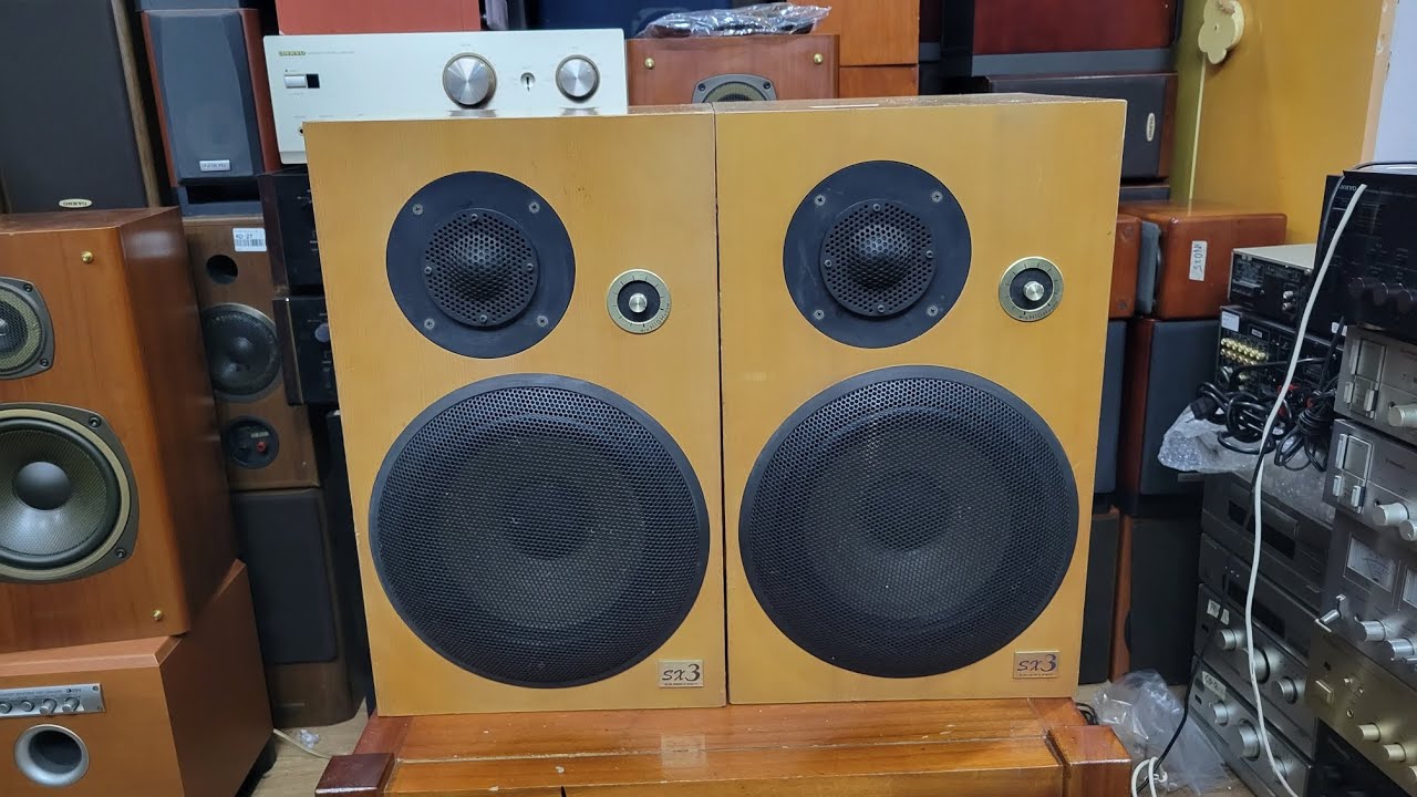 Victor SX speakers with 3 x 25cm bass drivers, easy to pair with