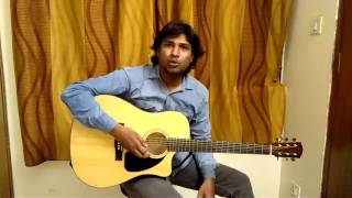 Video thumbnail of "Aaja re ( yeshua band) guitar chords lesson by Lalit kumar paul"