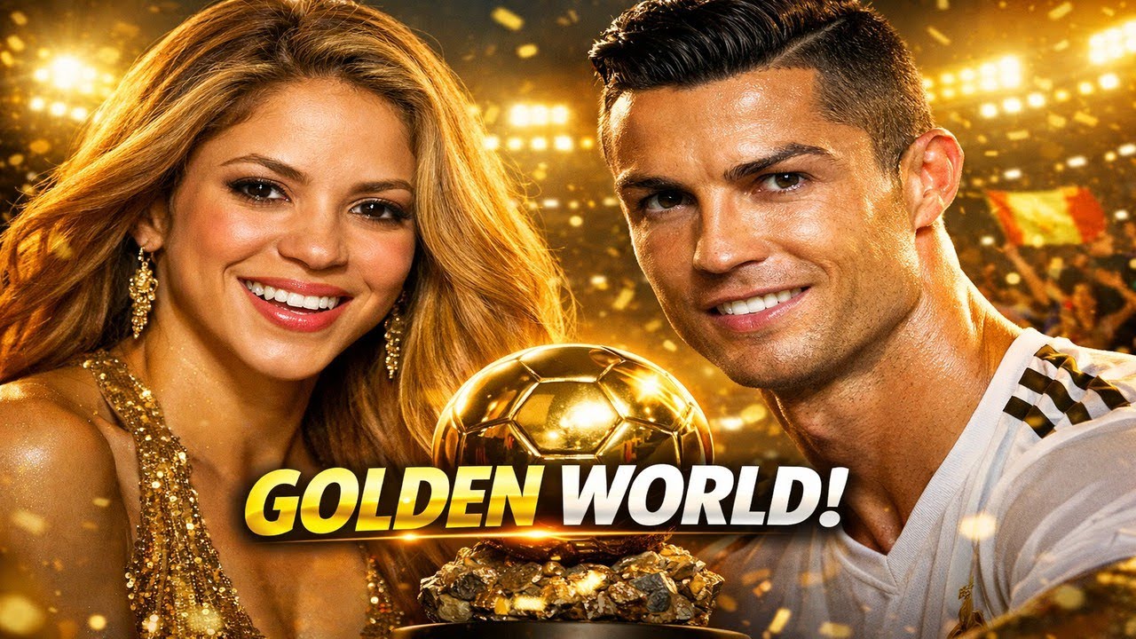All Ballon d’Or Winners In The World 🌍⚽ | Golden World – Shakira Vibes Football Song