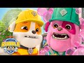 Grandpa Gravel Gets a Bubble Bath &amp; Turns Pink! w/ Rubble &amp; Charger | Rubble &amp; Crew