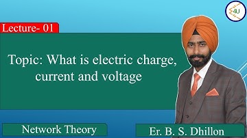 Lec-01 what is electric charge, current and voltage (PSPCL-JE)