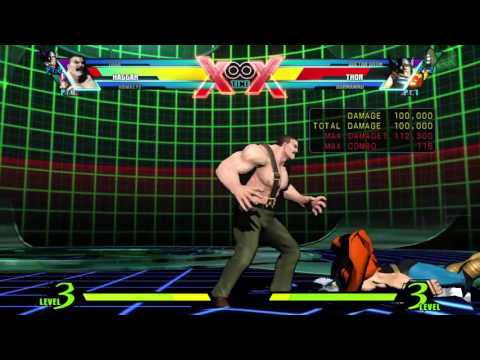 UMVC3 hagger combo request (want to reach 1250k) / corner cr.L start (ハガー コンボ依頼)