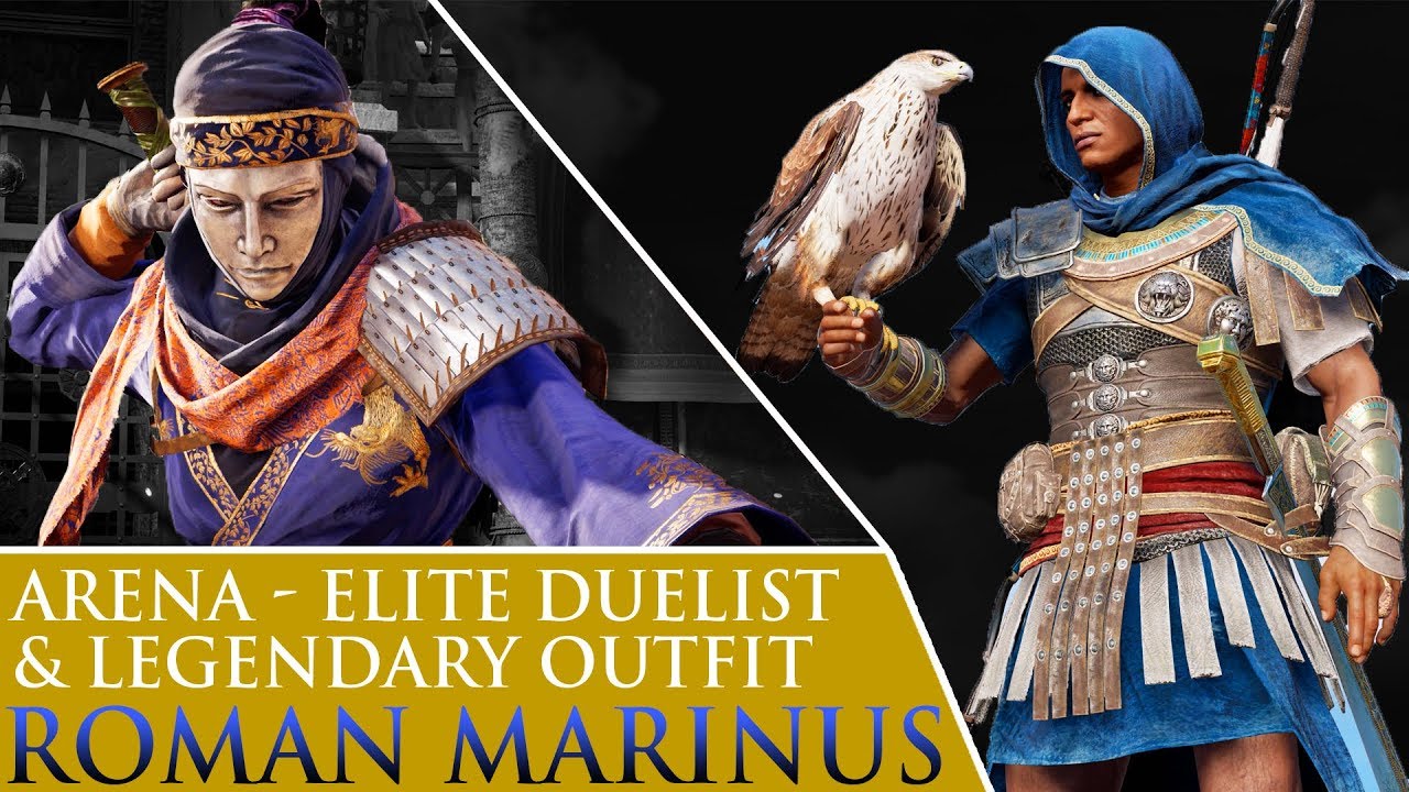 Watt Derfra Tilskyndelse Assassin's Creed: Origins - Elite Arena / The Duelist & Legendary Outfit  Roman Marinus - YouTube