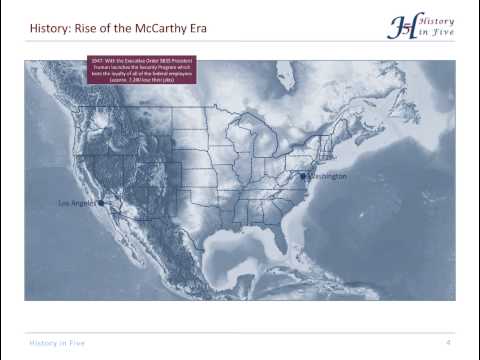 The McCarthy Era (1940s & 1950s)