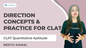 Quantitative Aptitude for CLAT 2022 | Direction Concepts & Practice | Quant for CLAT | Neetu Kamal