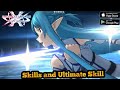Sword Art Online Variant Showdown Loving Water Sprite Asuna Skills and Ultimate Skill