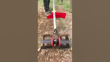 Multi-function weeding machine can remove weeds and loosen soil. One machine can be use#shorts