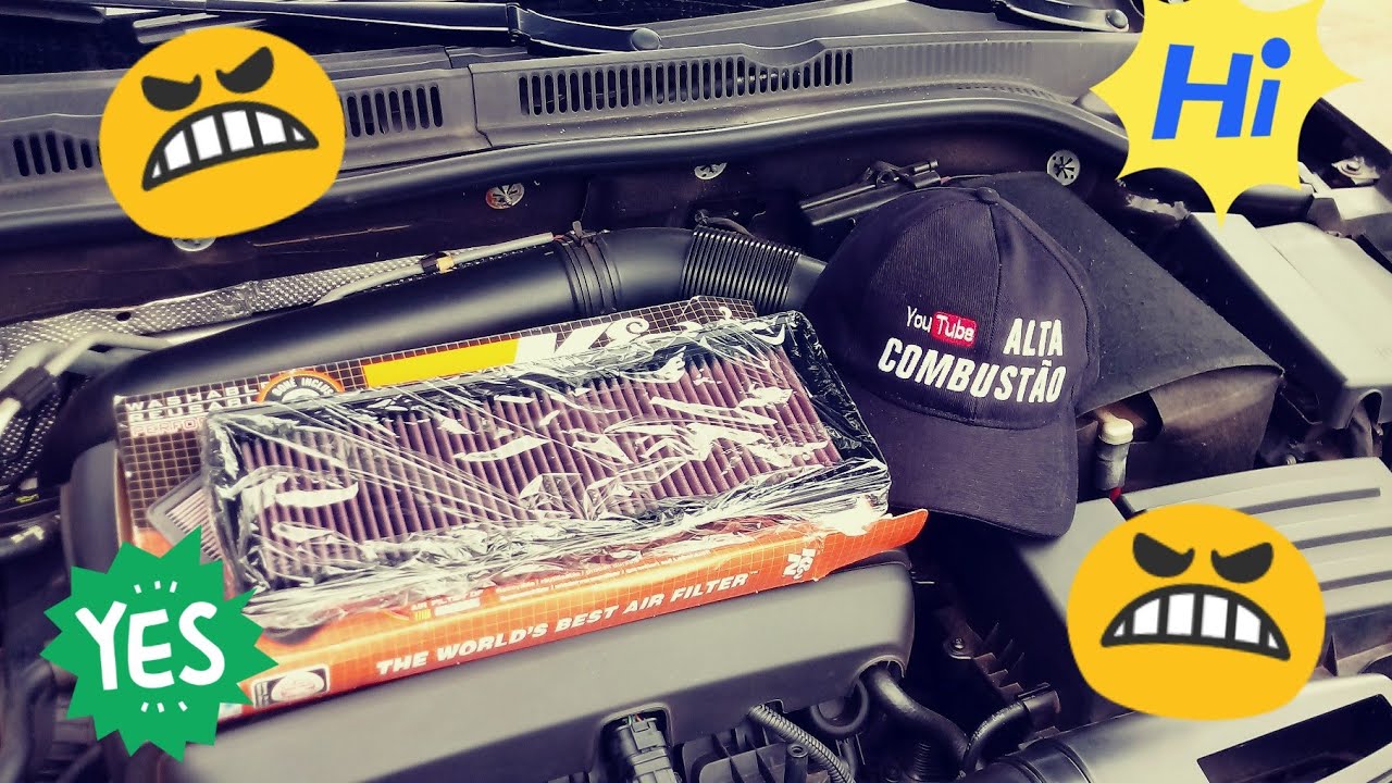 INSTALAÇÃO DE FILTRO ESPORTIVO K&N NO JETTA TSI 2.0 vw arteon