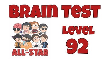 Brain Test All-Star: IQ Boost Level 92 Solution