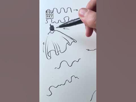 Как рисовать плащи - YouTube