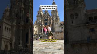 THE FINAL DAY! Camino Portuguese Mini Vlog 🥾 #shorts #camino #caminodesantiago #caminoportugues