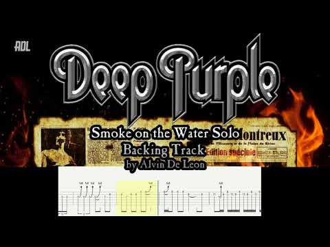 deep-purple's-smoke-on-the-water-solo-backing-track-with-tabs---alvin-de-leon-(2018)