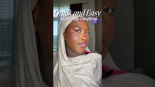 Literally my everyday makeup routine ✨#makeuptutorial #darkskinmakeup #easymakeup