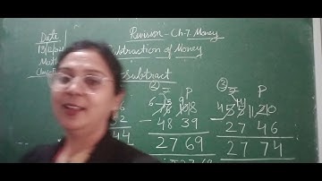Class III Mathematics 13-12-2021 by Ms Vandana Wells. Revision ch 7 Money
