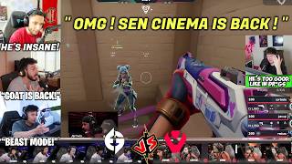 SEN Tarik FNS Sliggy &amp; s0m Reacts to EG vs SENTINELS Crazy Moments in VCT Stage 1