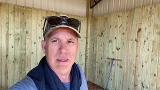Building A Horse Barn - Pt 4, Building Tie Stalls