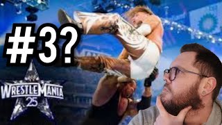 Undertsaker's Wrestlemania matches ranked from worst to best.