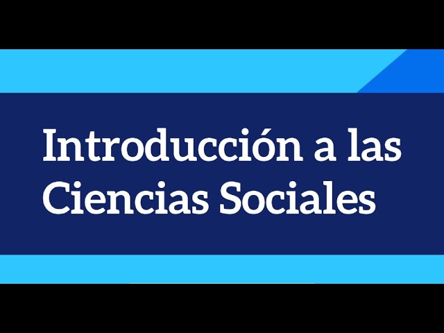 Introducción a las Ciencias Sociales - thptnganamst.edu.vn