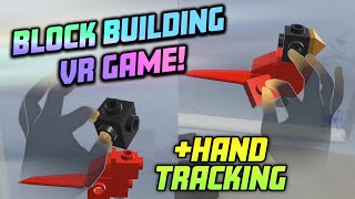 Short but Must-play Brick Building VR Game with Hand-Tracking for Meta Quest 2 screenshot 1