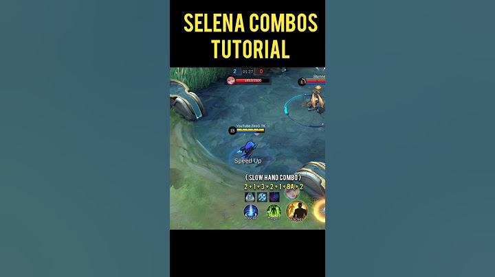 ✅ SELENA COMBOS TUTORIAL #mobilelegends #mlbb#selena