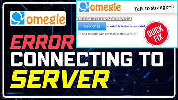OMEGLE: Fix Error CONNECTING TO SERVER || FAILED Connecting to SERVER [STEP BY STEP GUIDE]