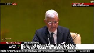United Nations pays tribute to the late President of Tanzania John Magufuli
