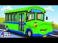 Wheels On The Bus Go Round And Round, Sing Along Song + More Preschool Rhymes for Kids